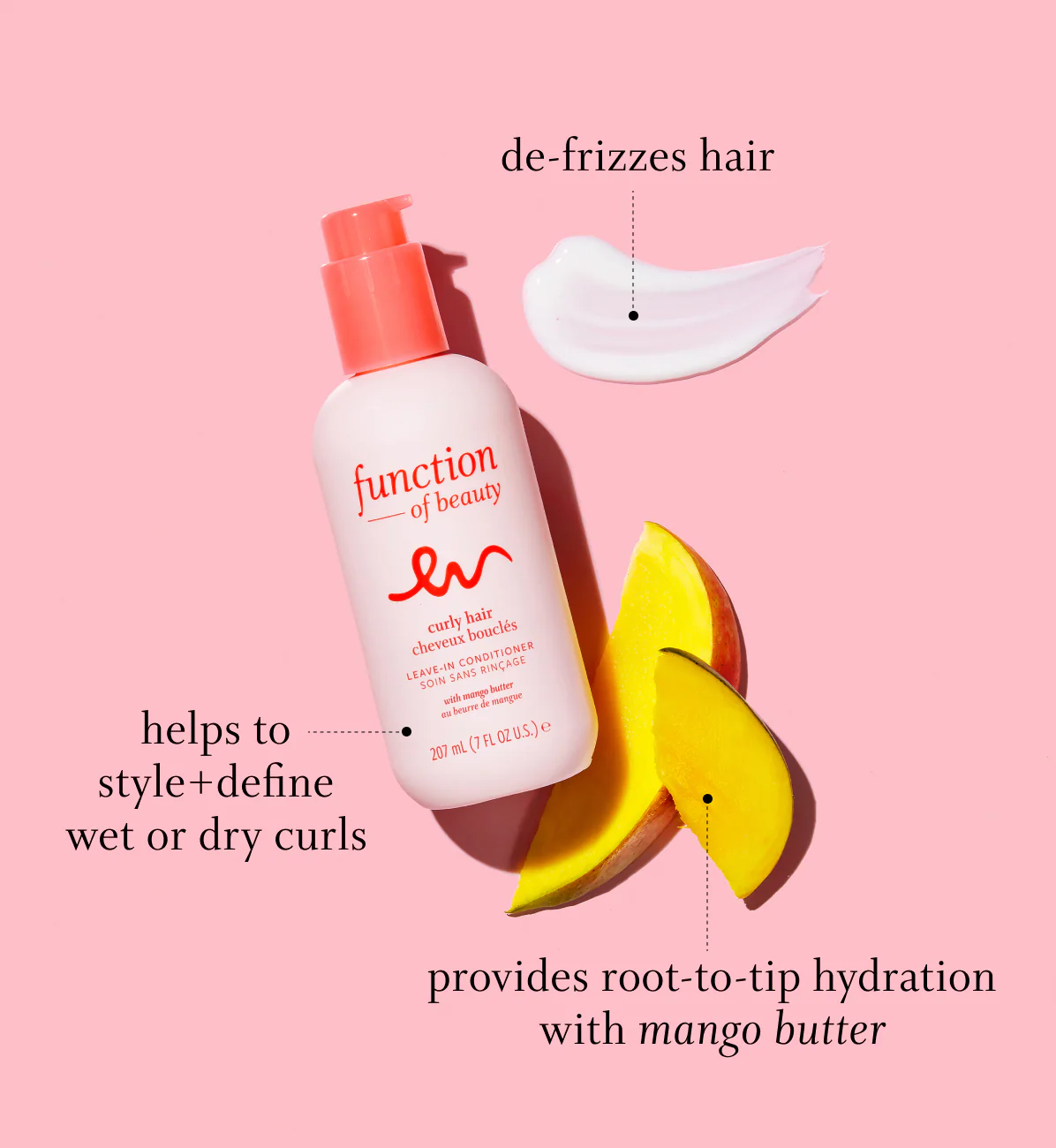 Curly Hair Leave-In Conditioner with Mango Butter - Image 4